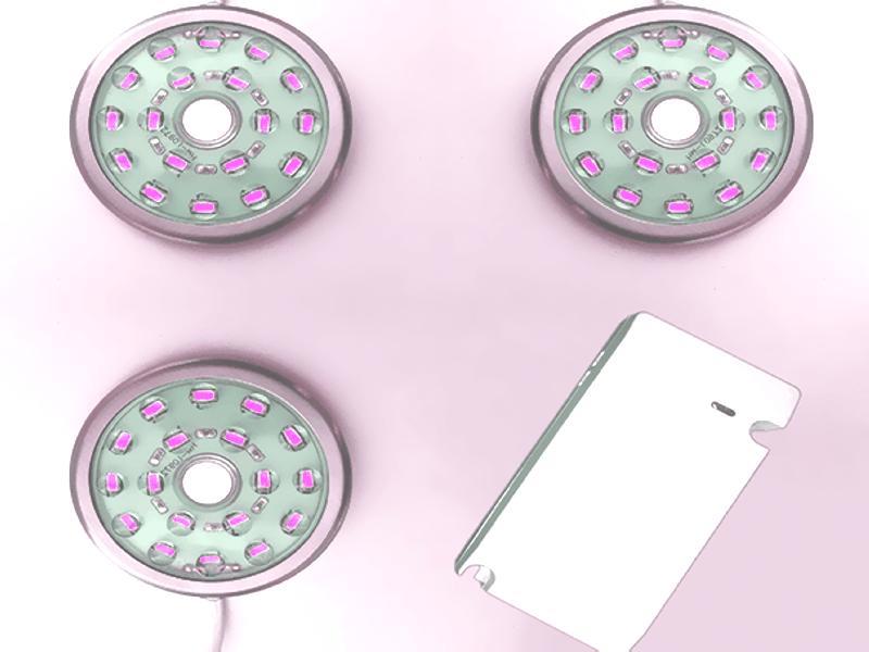 چراغ LED زیر کابینتی سری 15 سه تایی گرد فانتونی N133